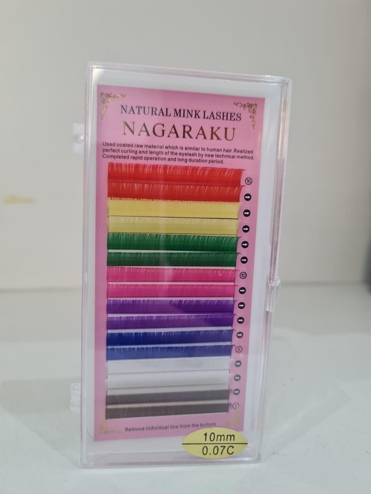 Imagen 2 de Pestañas de colores de Nagaraku