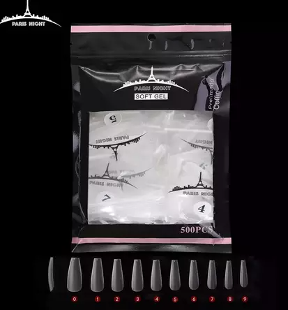 Imagen 3 de TIPS Soft Gel Prelimados COFFIN PARIS NIGHT 